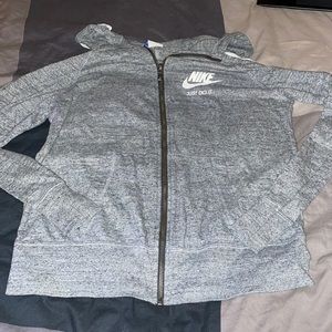 Nike zip up sweater